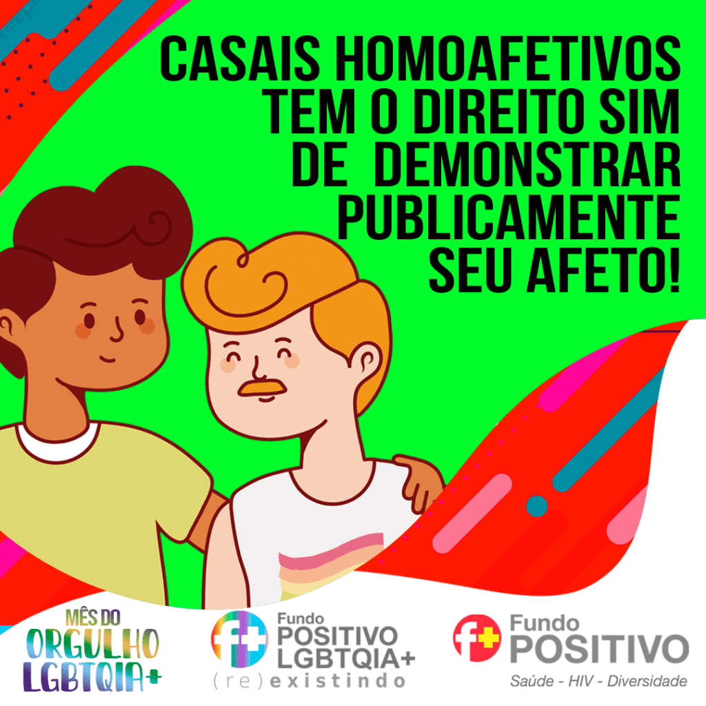 Casais homoafetivos tem o direito de demostrar seu afeto publicamente