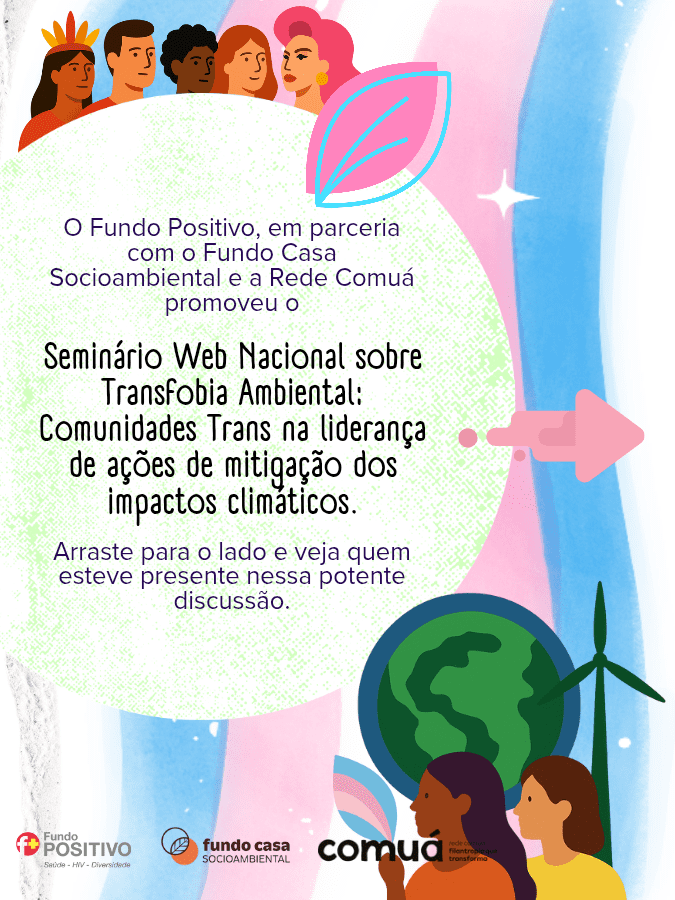 Seminário Web Nacional sobre Transfobia Ambiental