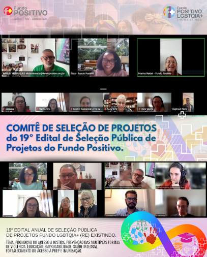 Projetos selecionados no 19º Edital de Seleção Pública de Projetos do Fundo LGBTQIA+ (RE)Existindo: Promoção do Acesso à Justiça, Prevenção das Múltiplas Formas de Violência, Educação, Empregabilidade, Saúde Integral, Fortalecimento do Acesso à PrEP e Imunização.